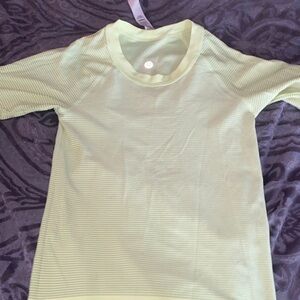 lululemon athletica Kids Lime Green Short Sleeve Tee